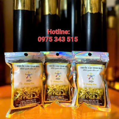 Thuốc Lào Mộc : Vip Hoàng Kim, Hàng Mộc Loại Túi Nhỏ 20gram